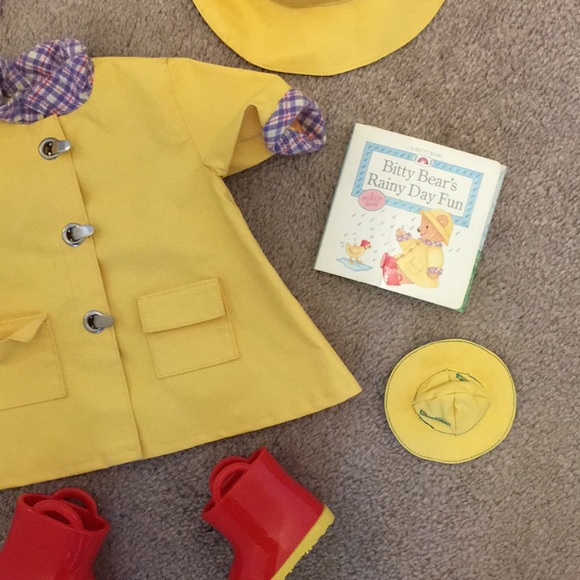 🇺🇸 American Girl Raincoat Gollosh Set - Picture 2 of 7